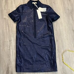 NWT Etcetera Party Sequin Shift Dress with Pockets!